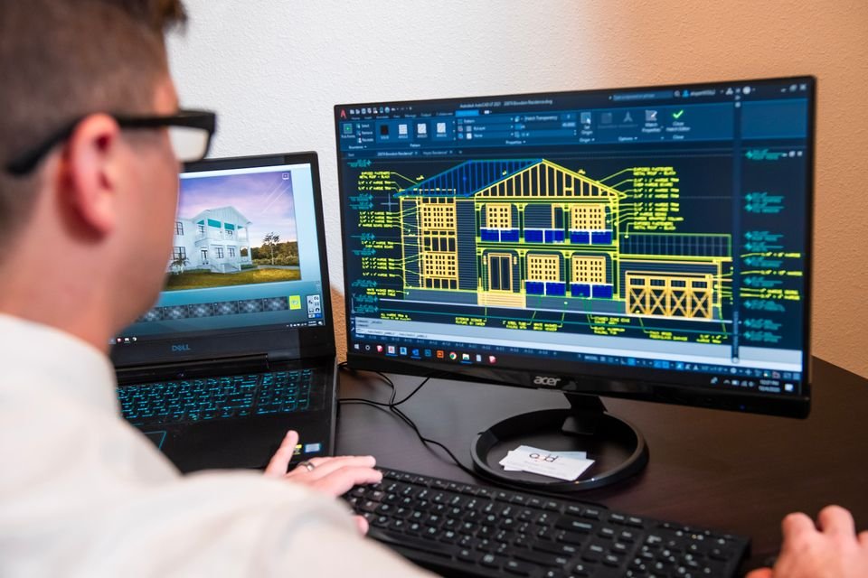 BIM workflow on screen